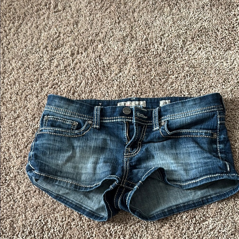 Blue Denim Shorts